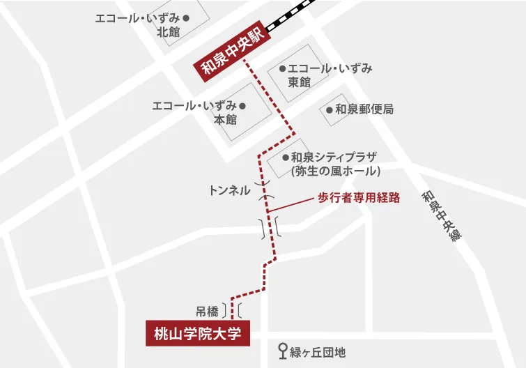 最寄駅からのアクセス